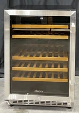 Dacor Professional HWC241L 24 Inch Single Zone Wine Cellar with 46 Bottle Cap.