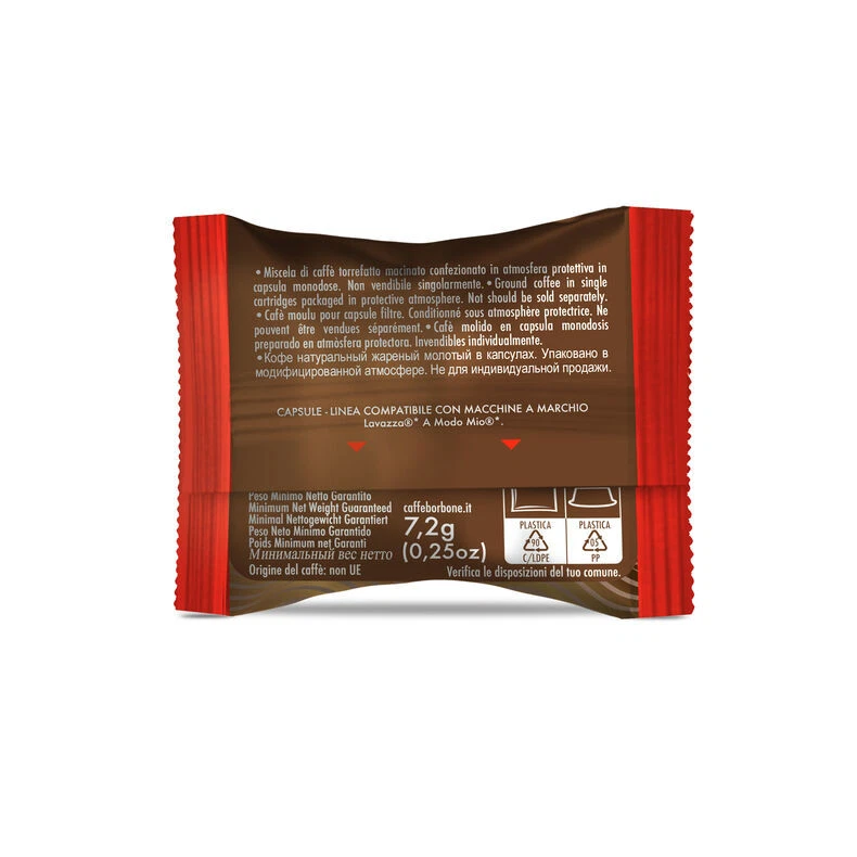 100 a 800 Capsule Compatibili Modo mio caffè Borbone Don Carlo Miscela Rossa Red - Immagine 3 di 4