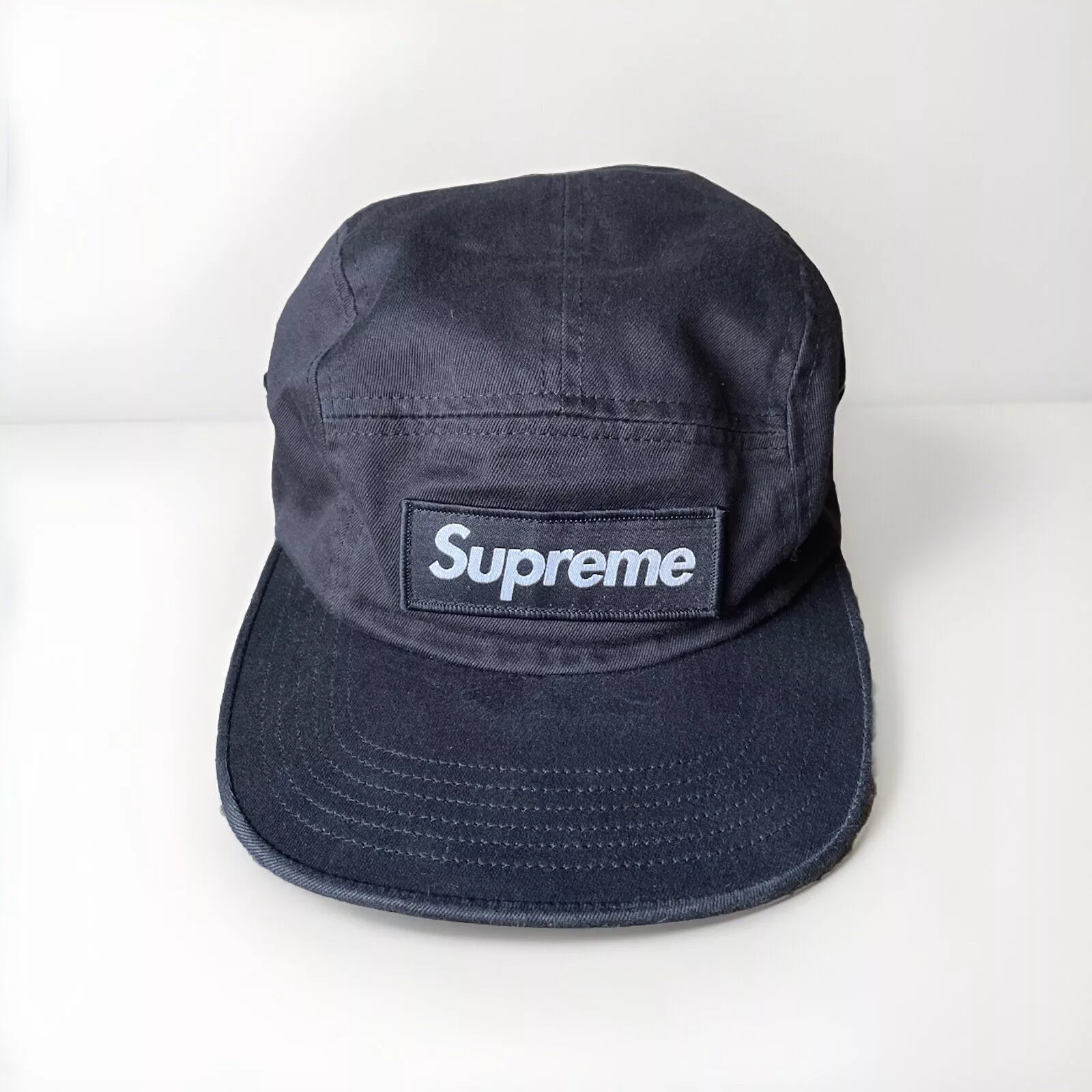 Chapeau Supreme Camp 5 panneaux noir excellent état