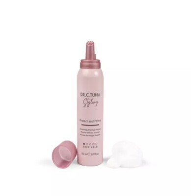   FARMASI  Dr C Tuna  PRIME AND PROTECT MOUSSE  Keratin Frizz Control NEW!!