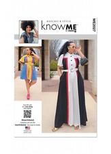 Know Me SEWING PATTERN ME2027 Misses' Or Women's Romper & Jumpsuit