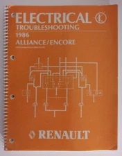 1986 Renault Alliance / Encore Electrical Factory Repair Manual - Must See !!