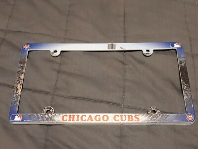 CHICAGO CUBS AUTO PLASTIC LICENSE PLATE FRAME (NOT PERFECT LOOK AT PICS) #2
