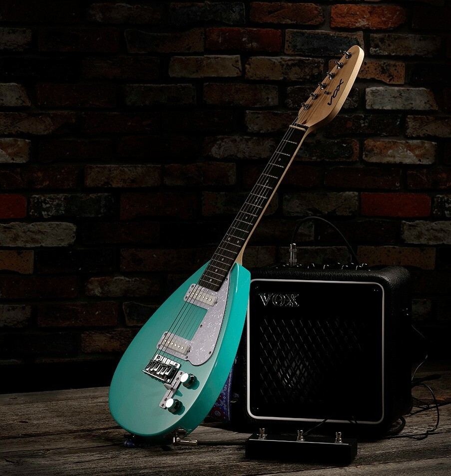 VOX MARK III Mini Aqua Green Short Scale TearDrop Shape Mini