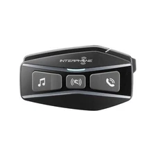Interphone Cellularline, Motorcycle Intercom with Bluetooth and Mesh Communic...