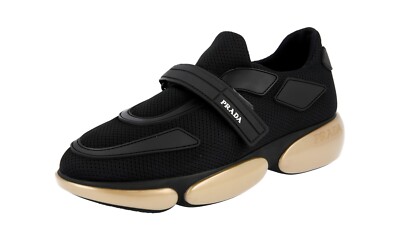 PRADA Bike Cloudbust Sneaker - 1E2931 - Schwarz GOLD - NEU