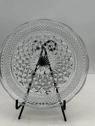 Vintage 1960's Anchor Hocking WEXFORD  Relish Scalloped Edge Dish Tray 9.5”