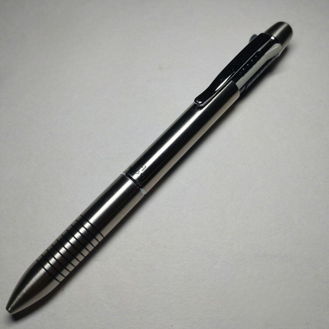 NOS Pilot 2+1 Midy Multi Function Pen Mechanical Pencil Etched Stainless Steel