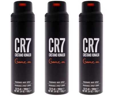 *PACK OF 3* Cristiano Ronaldo CR7 GAME ON Men Fragrance