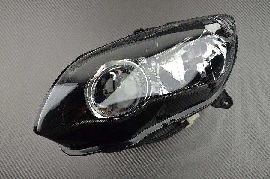 Bloc optique de phare avant gauche moto pour Yamaha R1 2004 2005 2006