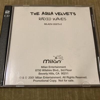 Radio Waves by Aqua Velvets (2CDs, Advance Copy, 2001, Milan)