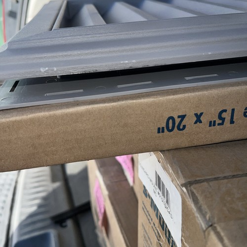 Gable Vent 15” X 20” Gray Item# Z22019 MATERIAL: PVC - Picture 3 of 12