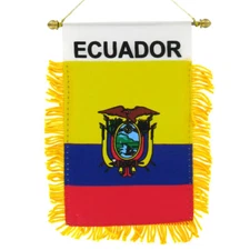 ECUADOR flag automobile rearview mirror or window flag car Home Ecuador pride