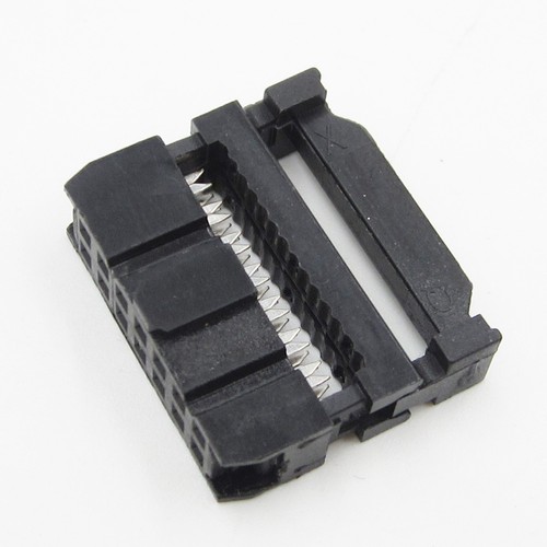 10PCS 2.54mm Pitch 2x7 Pin 14 Pin IDC FC Female Header Socket Connector FC-14 - Picture 4 of 4