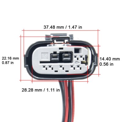Transmission range sensor connector Lexus ES 300. 2002-2003. 84540