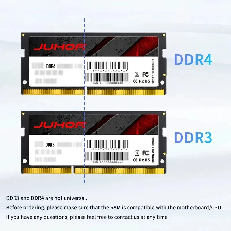 Lot Memoria Ram DDR4 16GB 2666mhz 3200mhz DDR3 8GB 1600mhz Sodimm Notebook Ram - Image 3 of 4