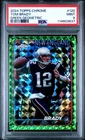2024 TOPPS CHROME GREEN GEOMETRIC #120 TOM BRADY 76/99 PSA 9