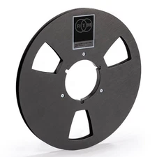 RecordingTheMasters 1/4″ NAB Empty Metal Reel with Hinged Box - Black