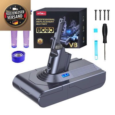 FLYLINKTECH V8 Akku Dyson V8 Absolute Animal Fluffy Motorhead SV10