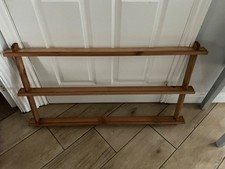 wall mounted plate rack. 104 cm x 60 x 6 cm. easy assembly