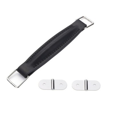 1Pc Guitar Leather Handle With Fitting For Marshall Amp AS50D AS100D Black s