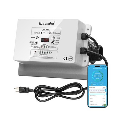 WiFi Salt Chlorine Generator, Westaho Salt Chlorination System with USA Titan...