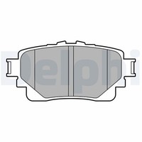 Delphi Bremsbelagsatz, Scheibenbremse Hinterachse U.A. FüR Lexus, Suzuki, Toyota