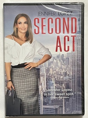 Second Act DVD | 2018 | Jennifer Lopez | New and Sealed