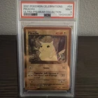 2021 Pikachu Pokemon Celebrations Ultra Premium Collection Gold Metal #58 PSA 9
