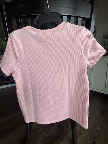 Girls Willow Root Pink Fringe Top Youth Large - Picture 3 of 3