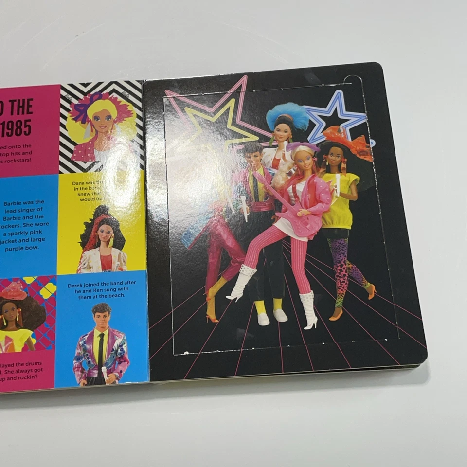 Barbie Press Out The Decades 60th Anniversary Hardcover Book NO Press Outs - Image 3 of 4