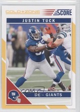 2011 Score Gold Zone Justin Tuck #192 0b6