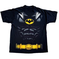 Vintage Screen Stars Batman DC Comic Superhero Shirt 1989 Medium Double Sided