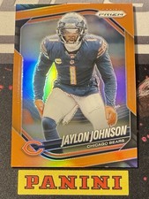 2025 Panini Prizm Jaylon Johnson Orange /249 Chicago Bears