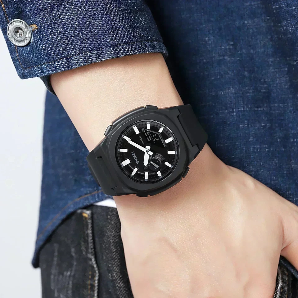 SKMEI Waterproof Watch Men's Countdown Code Date and Japanese Digital Movement - Image 4 of 4