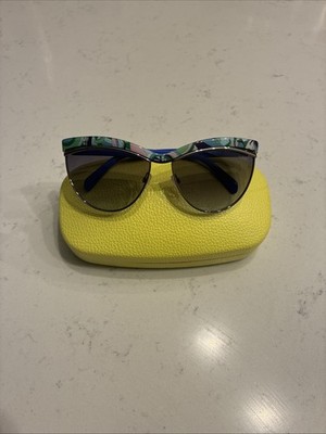 AUTH. EMILIO PUCCI SIGNATURE EP0010 GRADIENT CAT EYE SUNGLASSES