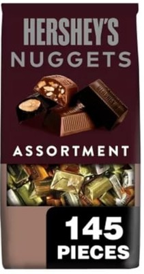 Hershey's Nuggets Chocolate Assortment 145pcs 52 Oz Bag