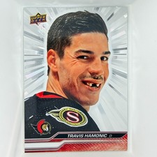 Travis Hamonic 2023-24 UD Outburst Parallel #595 Ottawa Senators