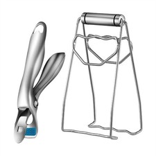 2 Stück Hitzebeständige Heizplatte Griffe Clips für Mikrowellen Öfen Grills