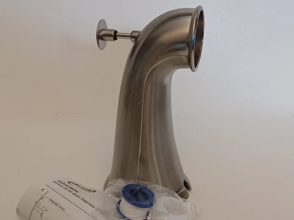 DANCO 10316 6" IN. Decorative Tub Spout Brushed Nickel - Image 4 of 4