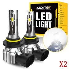 Auxito 4x 9005 Hb3 Headlight Led Super Bright Bulb Kit Highlow Beam 6500k White