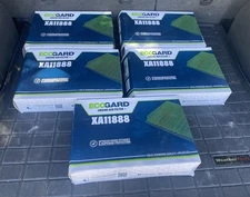 (QTY 5) ECOGARD XA11888 Premium Engine Air Filter Fits Chevrolet Silverado 6.6L