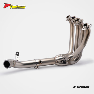 Exhaust Front Mid Link Pipe for Z900 Titanium Alloy Header Section Inner Diamet
