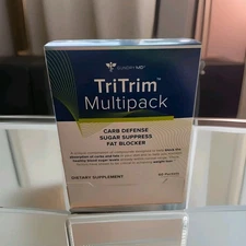 Gundry MD TriTrim Multipack (60 Packets) Carb Defense Sugar Suppress Fat Blocker