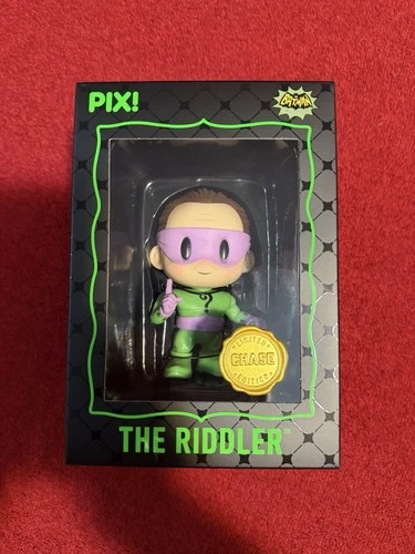 Thrilljoy Pix! Batman 66 TV Series the Riddler Chase Villain Figure #B