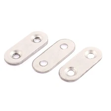 Flat Mending Repair Plate Bracket Corner Brace 38mm x 15mm 4PCS