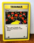 POKEMON SLEEP! 79/82 1ST EDITION TRAINER TEAM ROCKET MP SNORLAX