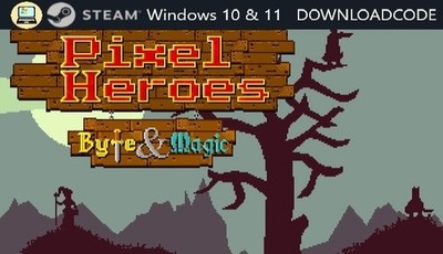 NEU PC Computer Spiel Pixel Heroes Byte and Magic für Windows 10 11 STEAM Code