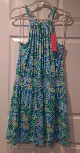 Lilly Pulitzer Shirelle Skirted Romper Halter Multi Via Parigi Size XL - Picture 3 of 7