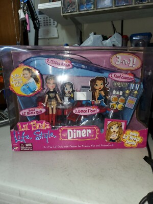 Lil Bratz Life Style Diner with Doll Play Set Carry Case | eBay